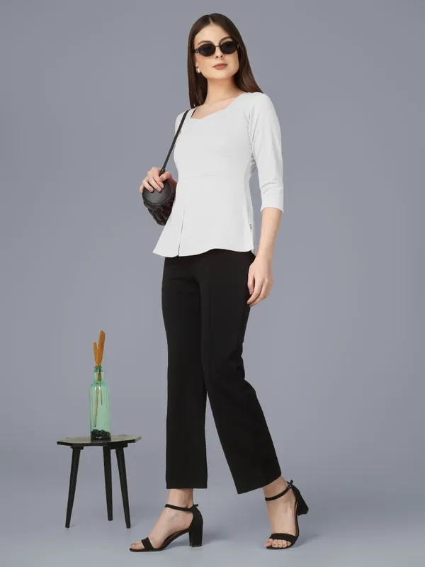 Plus_Size_Women_Top_Office_White