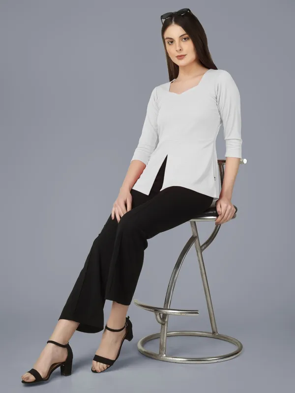 Plus_Size_Women_Top_Office_White