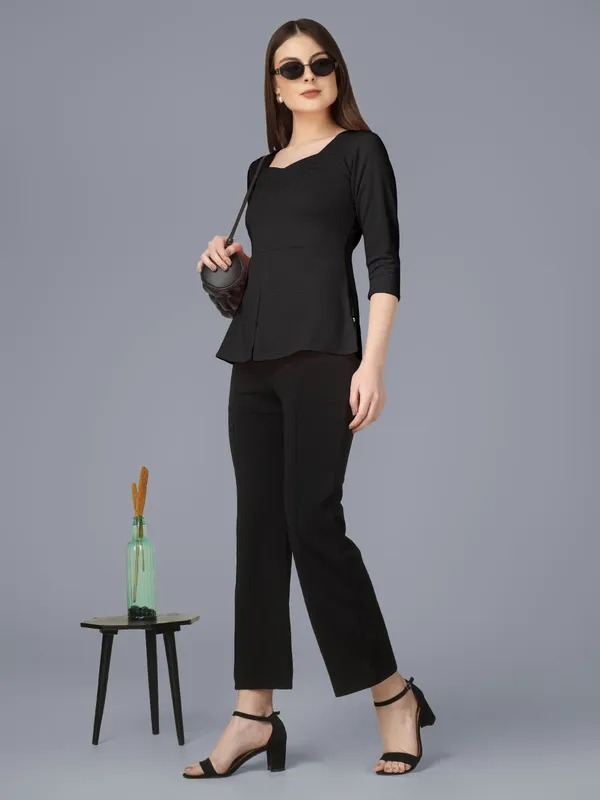 Plus_Size_Women_Top_Office_Black