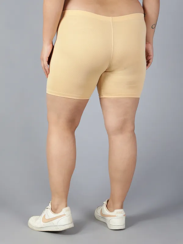 Skin_&_Black_Plus_Size_Solid_Tights_For_Women_(Pack_Of_2)