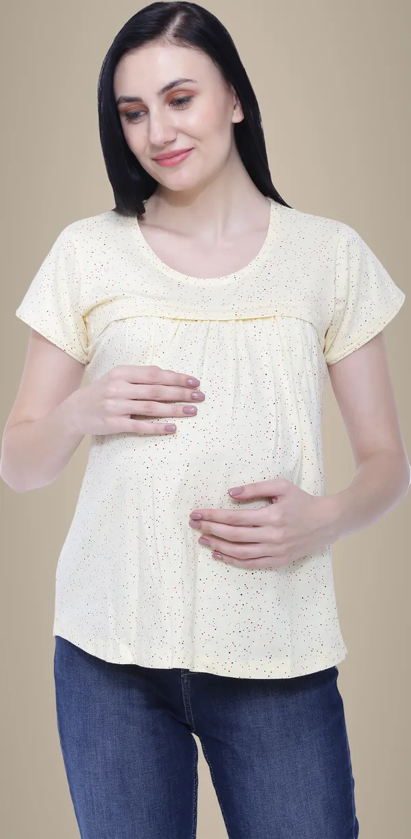 Cream_Cotton_Casual_Printed_Top_For_Women