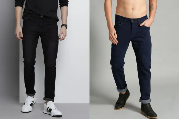 Dark_Blue_And_Black_Cotton_Blend_Regular_Mid_Rise_Jeans_For_Men_Pack_Of_2