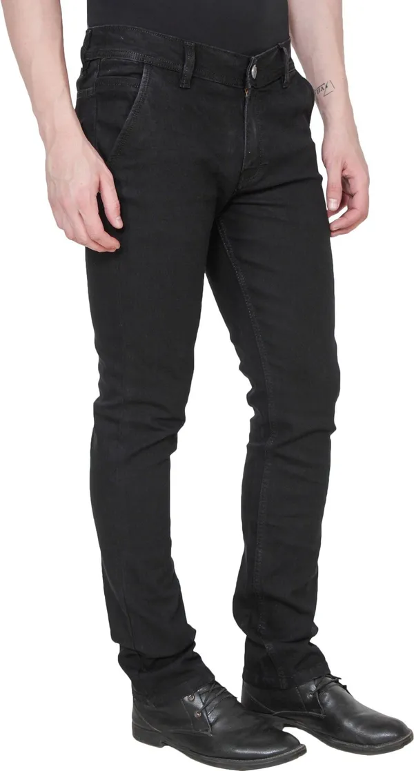 Black_Denim_Regular_Mid_Rise_Jeans_For_Men
