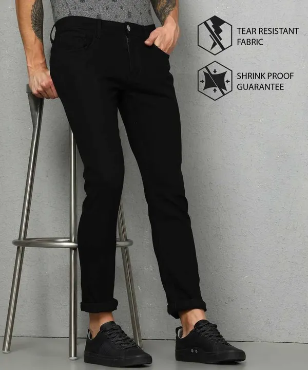 Black_Cotton_Blend_Regular_Mid_Rise_Jeans_For_Men
