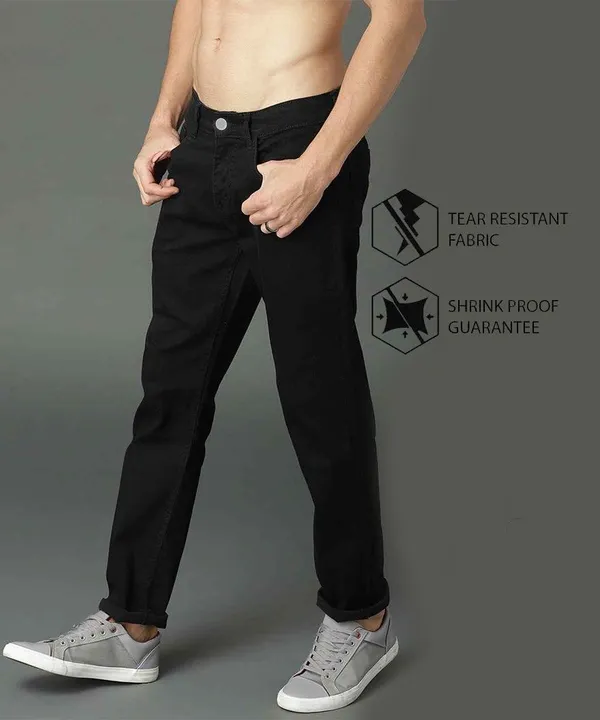 Black_Cotton_Blend_Regular_Mid_Rise_Jeans_For_Men