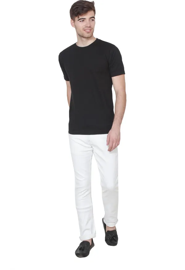 White_Cotton_Blend_Slim_Mid_Rise_Jeans_For_Men