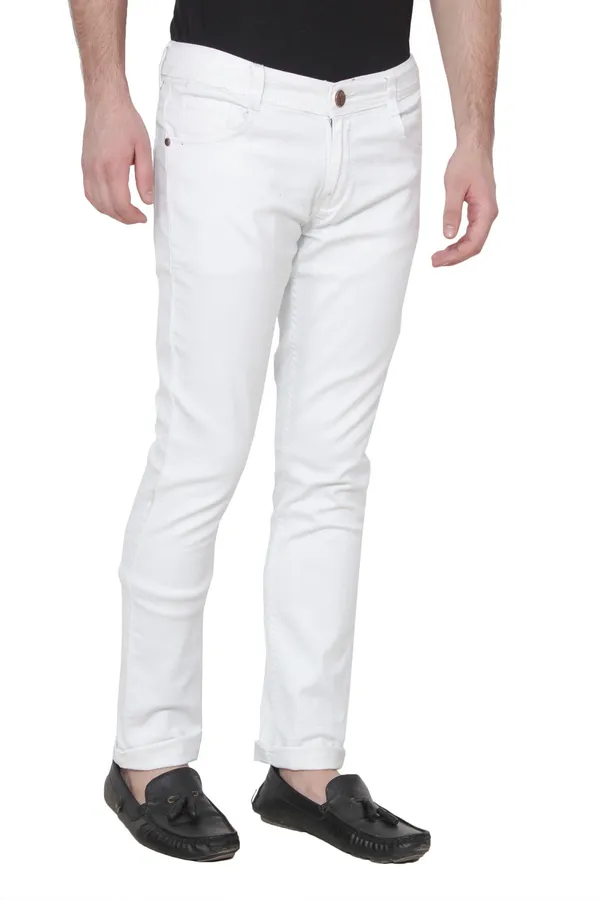 White_Cotton_Blend_Slim_Mid_Rise_Jeans_For_Men