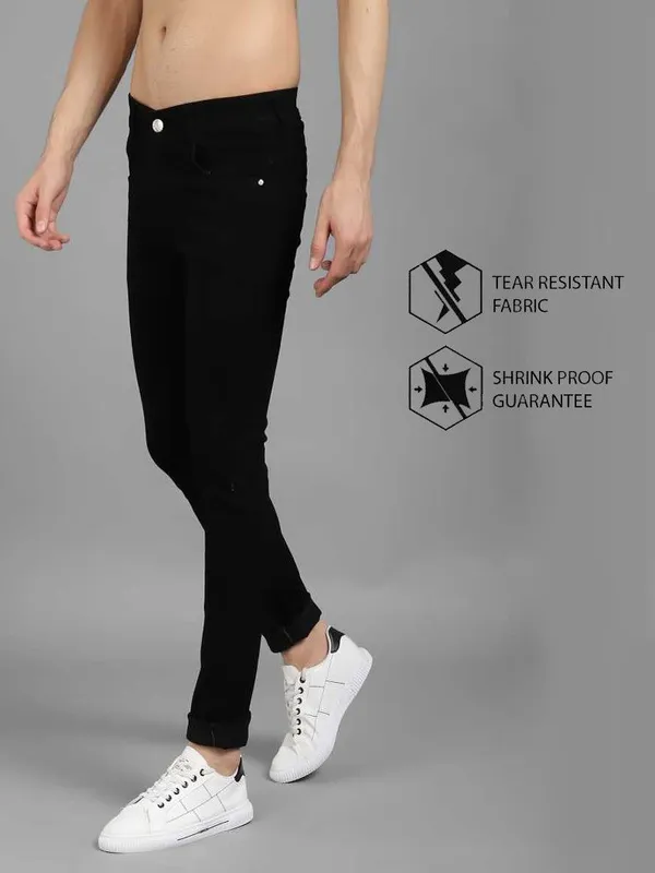 Black_Cotton_Blend_Slim_Low_Rise_Jeans_For_Men