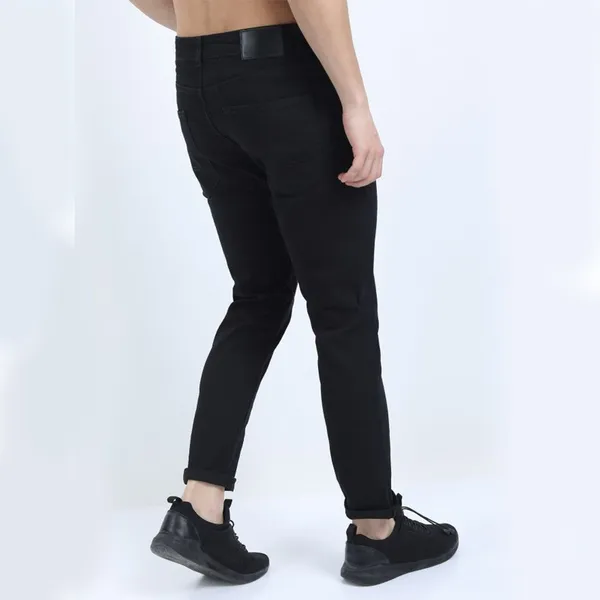 Black_Cotton_Blend_Slim_Mid_Rise_Jeans_For_Men