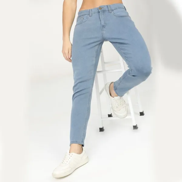 Light_Blue_Cotton_Blend_Slim_Mid_Rise_Jeans_For_Men