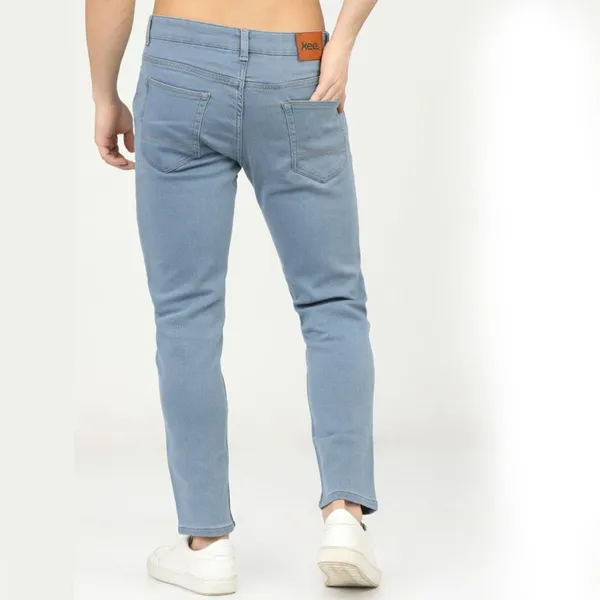 Light_Blue_Cotton_Blend_Slim_Mid_Rise_Jeans_For_Men