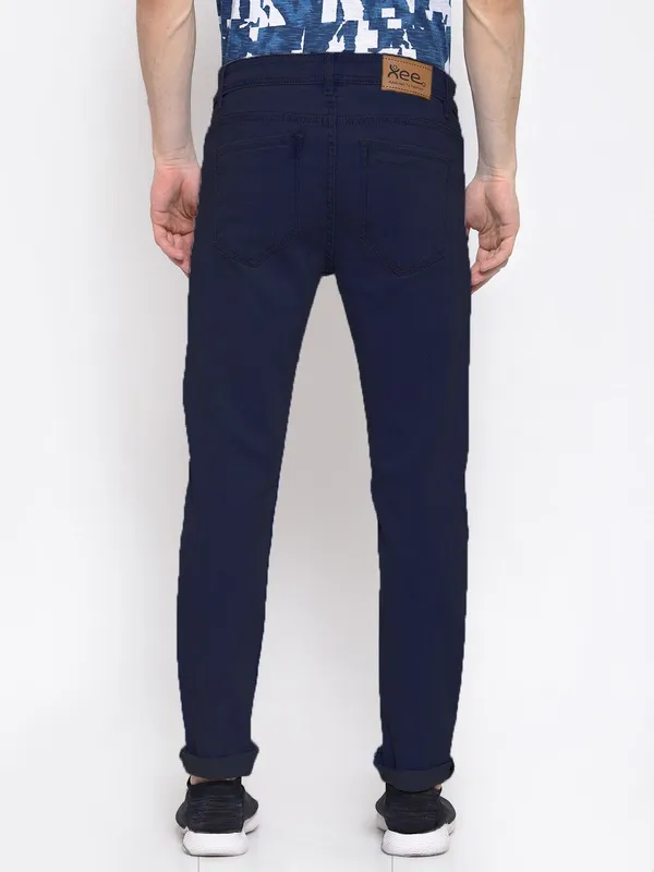 Dark_Blue_Cotton_Blend_Slim_Mid_Rise_Jeans_For_Men