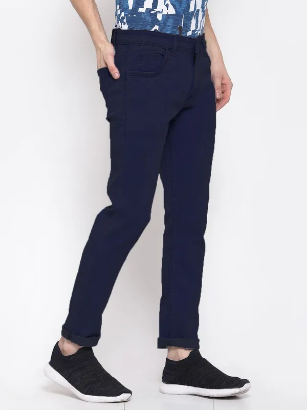 Dark_Blue_Cotton_Blend_Slim_Mid_Rise_Jeans_For_Men