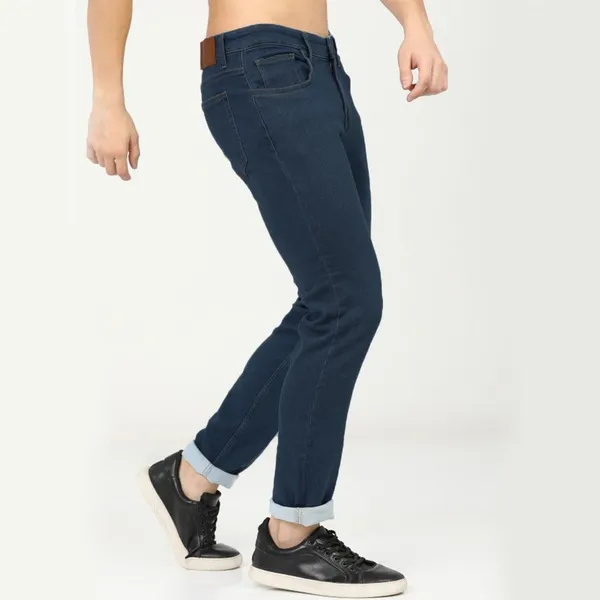 Dark_Blue_Cotton_Blend_Slim_Mid_Rise_Jeans_For_Men