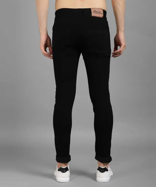 Black_Cotton_Blend_Skinny_Mid_Rise_Jeans_For_Men