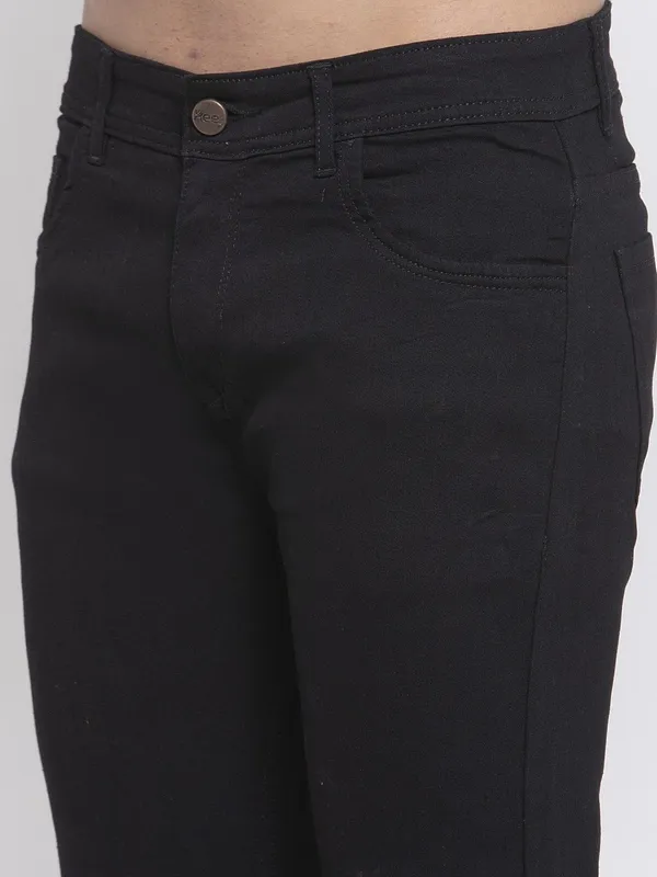 Black_Cotton_Lycra_Blend_Slim_Low_Rise_Jeans_For_Men