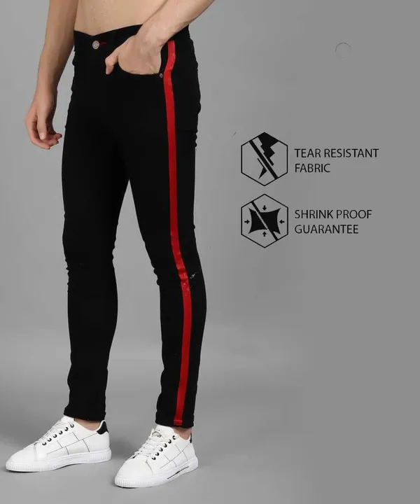 Black_Cotton_Blend_Slim_Mid_Rise_Jeans_For_Men