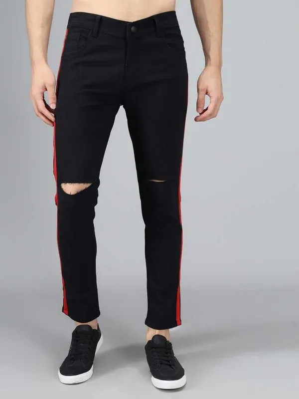 Black_Cotton_Blend_Slim_Mid_Rise_Jeans_For_Men