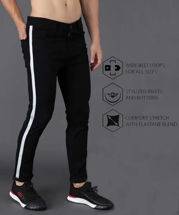 Black_Cotton_Blend_Slim_Mid_Rise_Jeans_For_Men