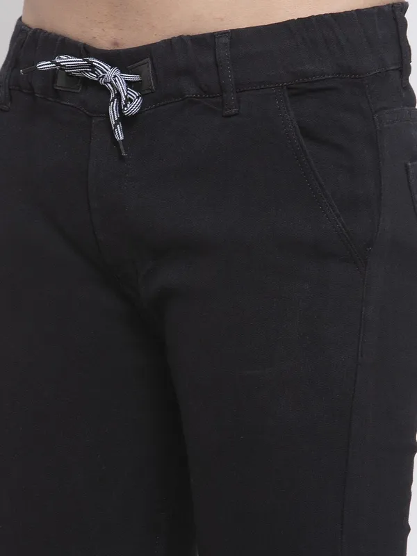 Black_Cotton_Lycra_Blend_Jogger_Fit_Mid_Rise_Jeans_For_Men