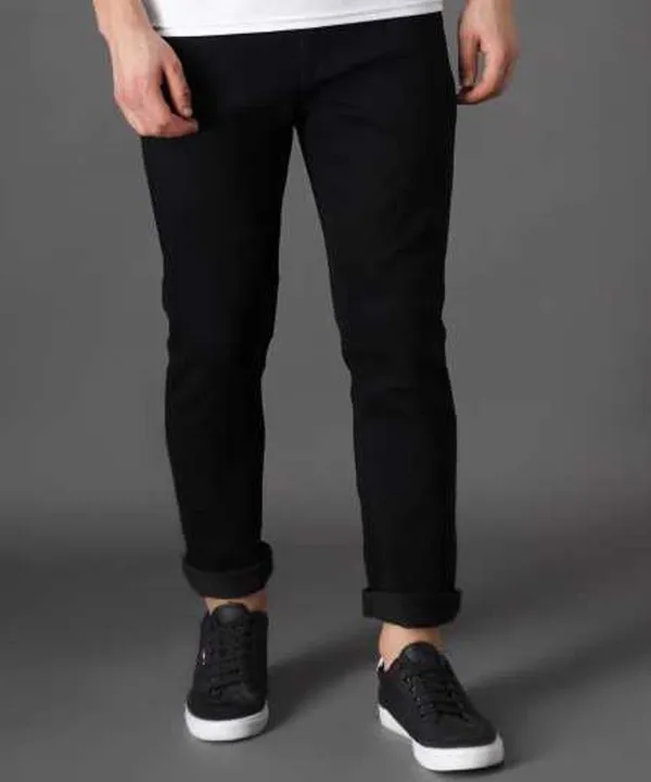 Black_Cotton_Blend_Skinny_Mid_Rise_Jeans_For_Men