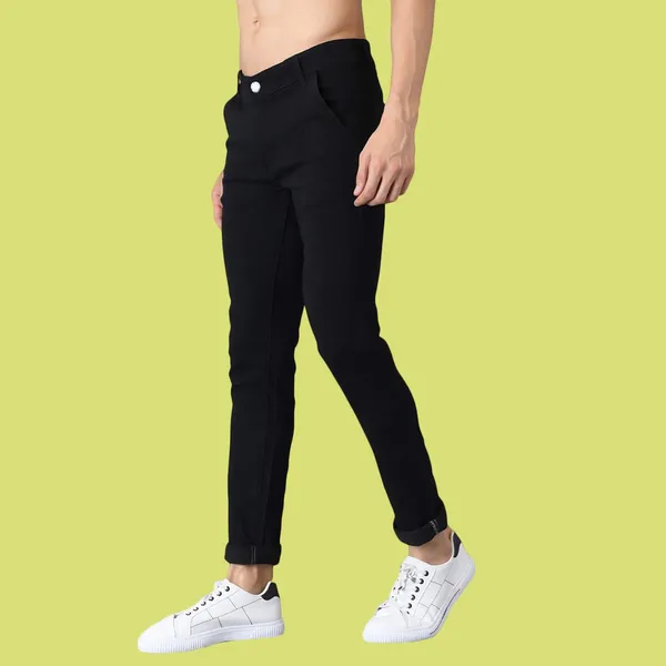 Black_Cotton_Blend_Slim_Mid_Rise_Jeans_For_Men