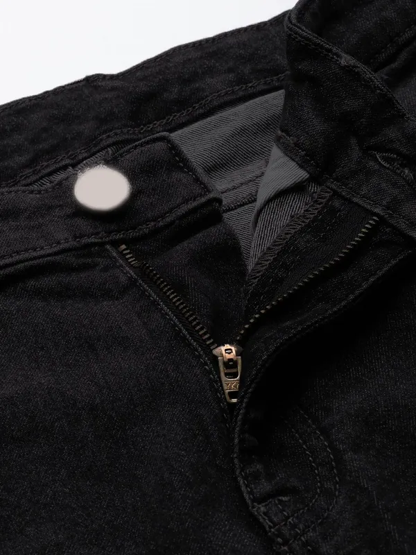 Black_Cotton_Blend_Slim_Mid_Rise_Jeans_For_Men
