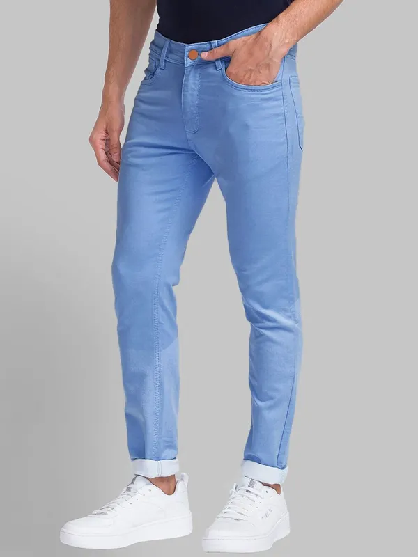 Blue_Cotton_Blend_Slim_Mid_Rise_Jeans_For_Men