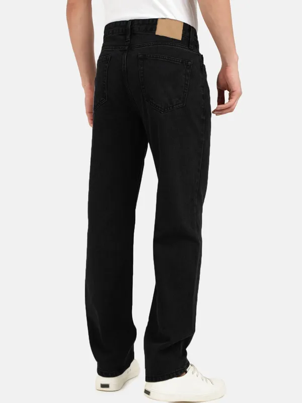 Black_Cotton_Blend_Regular_Mid_Rise_Jeans_For_Men
