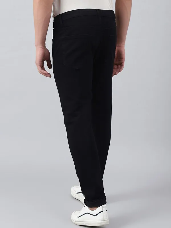 Black_Cotton_Blend_Jogger_Fit_Mid_Rise_Jeans_For_Men