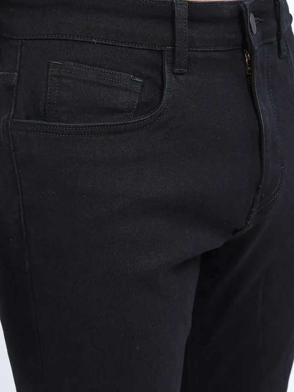 Black_Cotton_Blend_Jogger_Fit_Mid_Rise_Jeans_For_Men