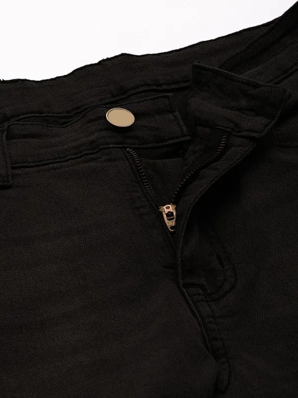 Black_Cotton_Blend_Jogger_Fit_Mid_Rise_Jeans_For_Men
