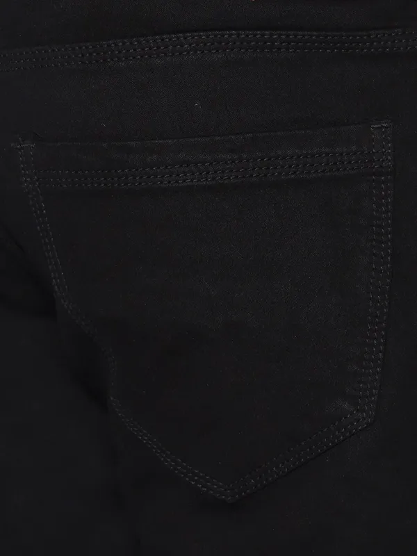Black_Mid_Rise_Cotton_Blend_Jogger_Fit_Jeans_For_Men