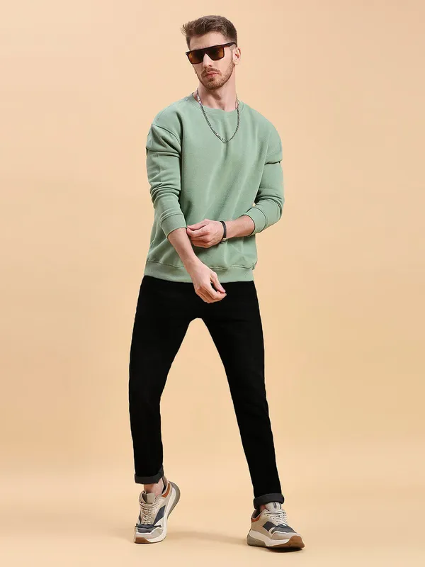 Black_Cotton_Blend_Jogger_Fit_Mid_Rise_Jeans_For_Men