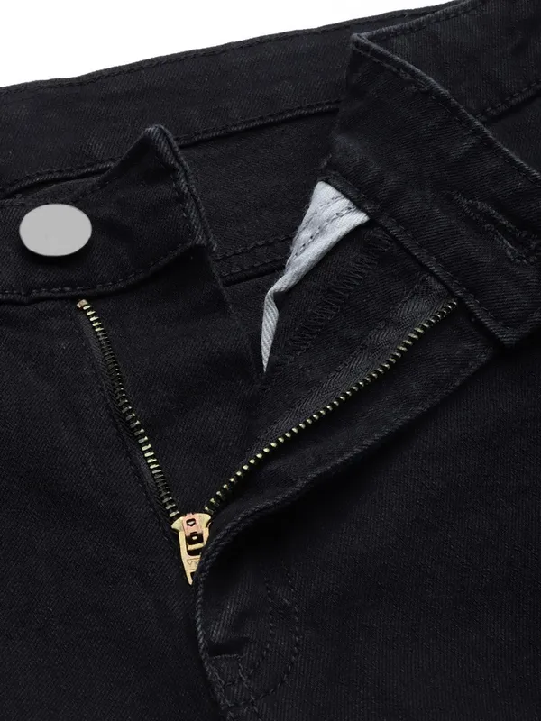 Black_Cotton_Blend_Jogger_Fit_Mid_Rise_Jeans_For_Men