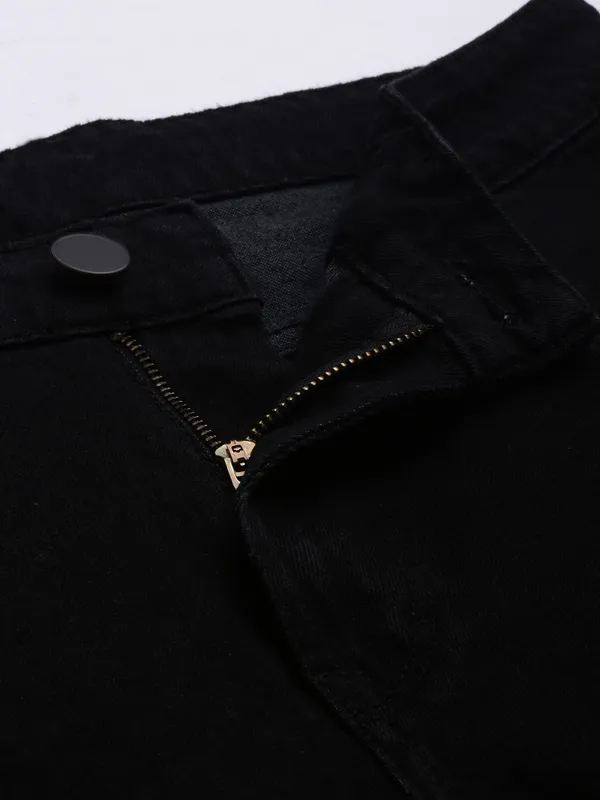 Black_Cotton_Blend_Jogger_Fit_Mid_Rise_Jeans_For_Men