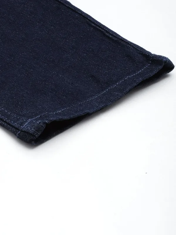 Dark_Blue_Cotton_Blend_Slim_Mid_Rise_Jeans_For_Men