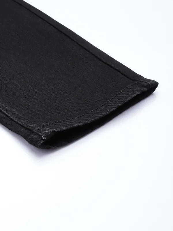 Black_Cotton_Blend_Slim_Mid_Rise_Jeans_For_Men