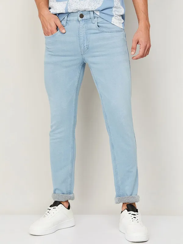Blue_Cotton_Blend_Slim_Mid_Rise_Jeans_For_Men