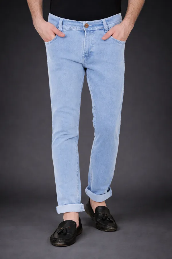 Light_Blue_Cotton_Blend_Regular_Mid_Rise_Jeans_For_Men