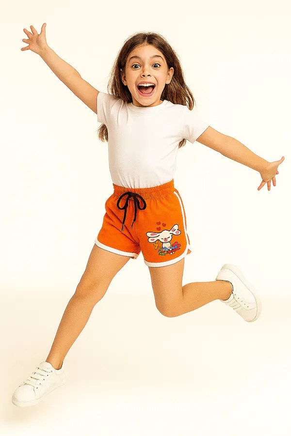 Pack_of_5_Girls_Cotton_Printed_Sports_Shorts_|_Multicolor_Cartoon_Summer_Shorts_|_Soft_&_Comfortable_Kids_Playwear