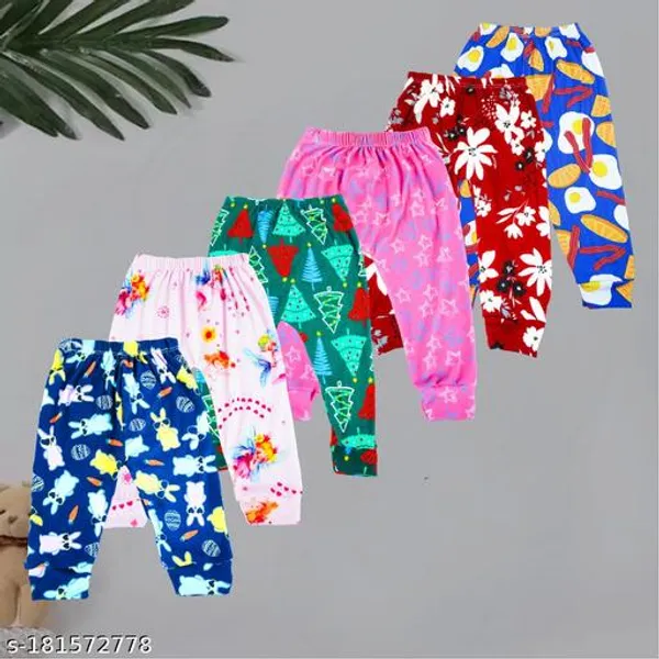 Pack_of_6_Baby_Kids_Cotton_Pajama_Pants__|_Printed_Full_Length_Lounge_Pants_|_Soft_Elastic_Waist_Night_&_Daily_Wear