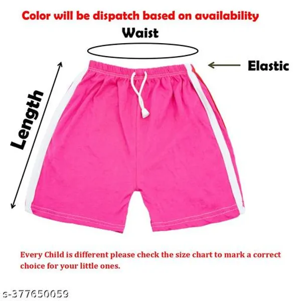 Pack_of_10_Unisex_Kids_Cotton_Shorts_Combo__|_Multicolor_Elastic_Waist_Summer_Playwear_&_Daily_Wear
