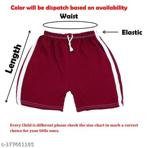 Pack_of_10_Kids_Cotton_Plain_Shorts__|_Multicolor_Summer_Sports_&_Casual_Shorts_for_Boys_&_Girls