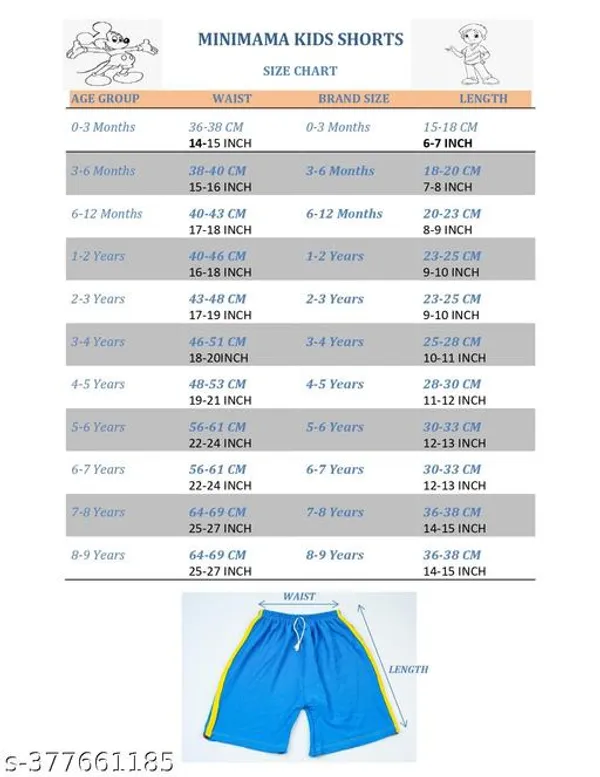 Pack_of_10_Kids_Cotton_Plain_Shorts__|_Multicolor_Summer_Sports_&_Casual_Shorts_for_Boys_&_Girls