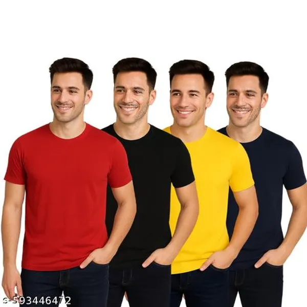 Pack_of_4_Multicolor_Round_Neck_Cotton_T-Shirt_Combo_