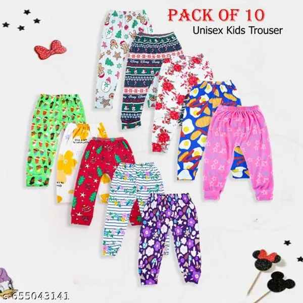 Pack_of_10_Unisex_Kids_Cotton_Trousers_|_Multicolor_Printed_Pajama_Pants_|_Soft_&_Comfortable_Daily_Wear_for_Boys_&_Girls