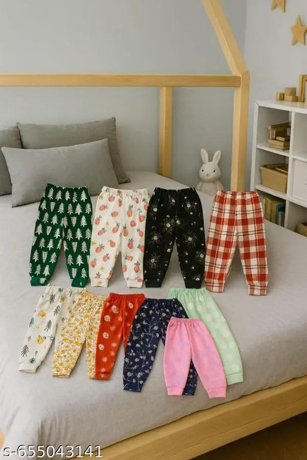Pack_of_10_Unisex_Kids_Cotton_Trousers_|_Multicolor_Printed_Pajama_Pants_|_Soft_&_Comfortable_Daily_Wear_for_Boys_&_Girls