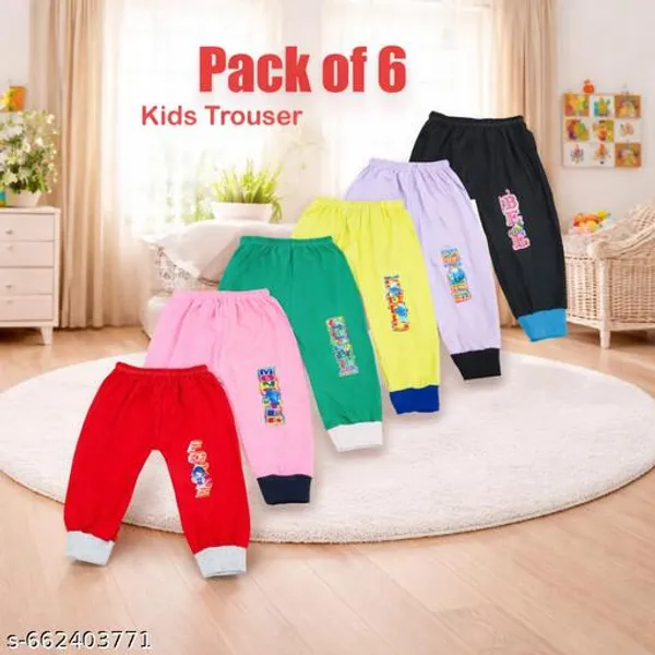 Pack_of_6_Baby_Kids_Cotton_Pajama_Pants__|_Multicolor_Printed_Full_Length_Trousers_|_Soft_&_Comfortable_Daily_Wear
