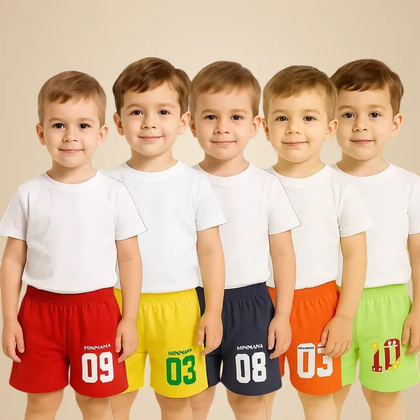 Pack_of_5_Kids_Boys_&_Girls_Cotton_Shorts_Combo_Pack_|_Multicolor_Printed_Summer_Shorts_|_Comfortable_Daily_Wear_&_Playwear_